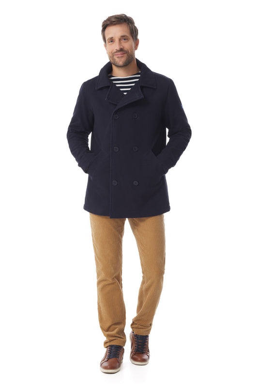 Adamis Pea Coat - Navy