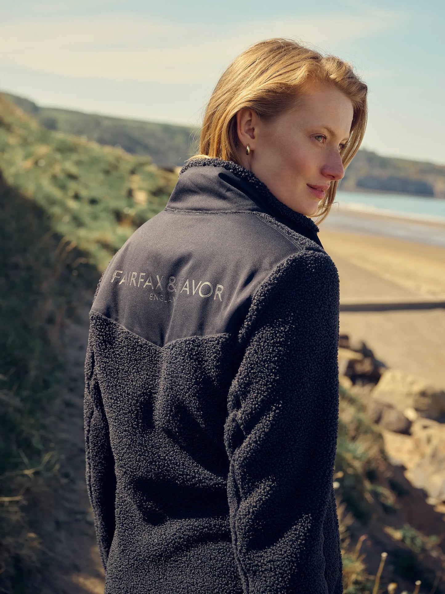 Agnes Fleece Jacket - Navy