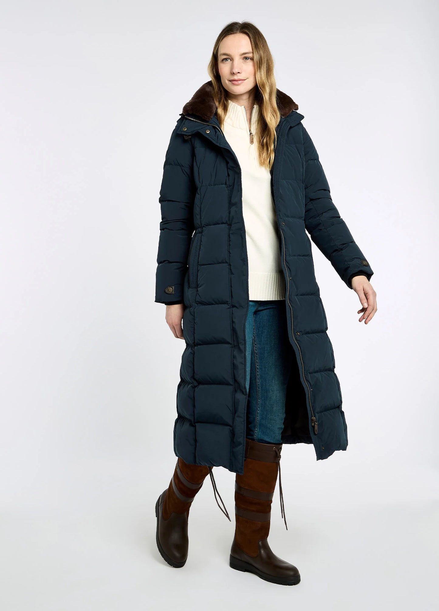 Aldborough Coat - Navy