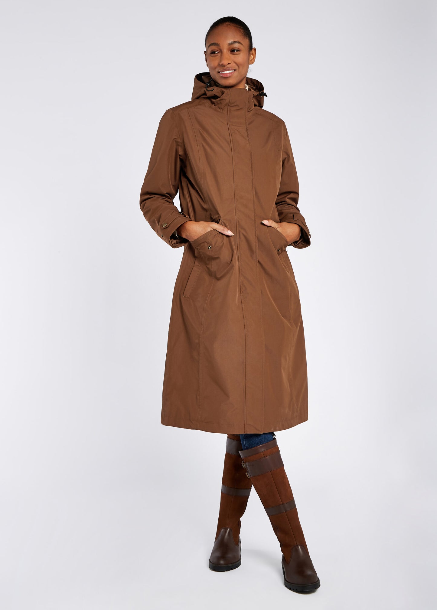 Alderford Waterproof Coat - Walnut