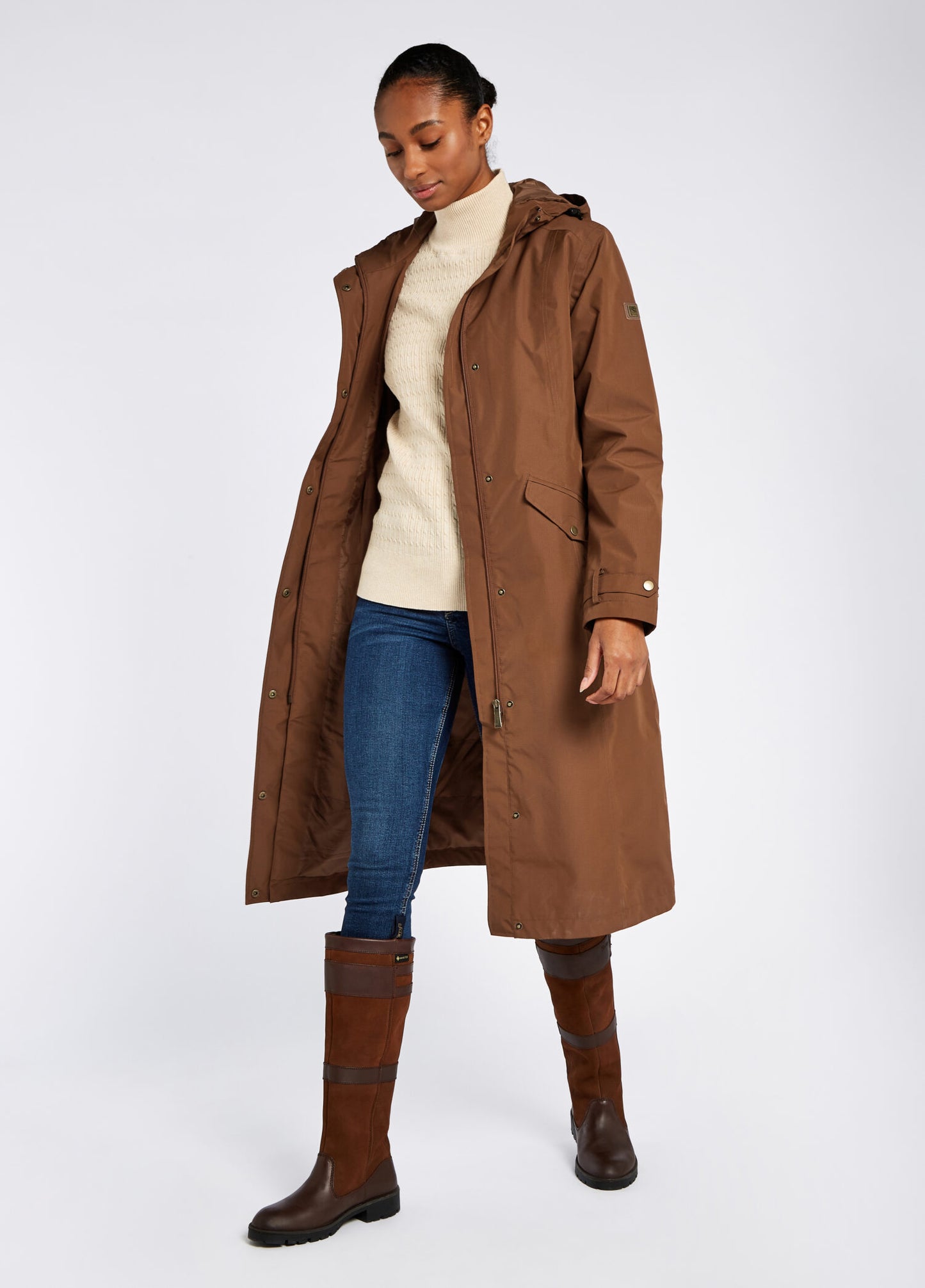 Alderford Waterproof Coat - Walnut