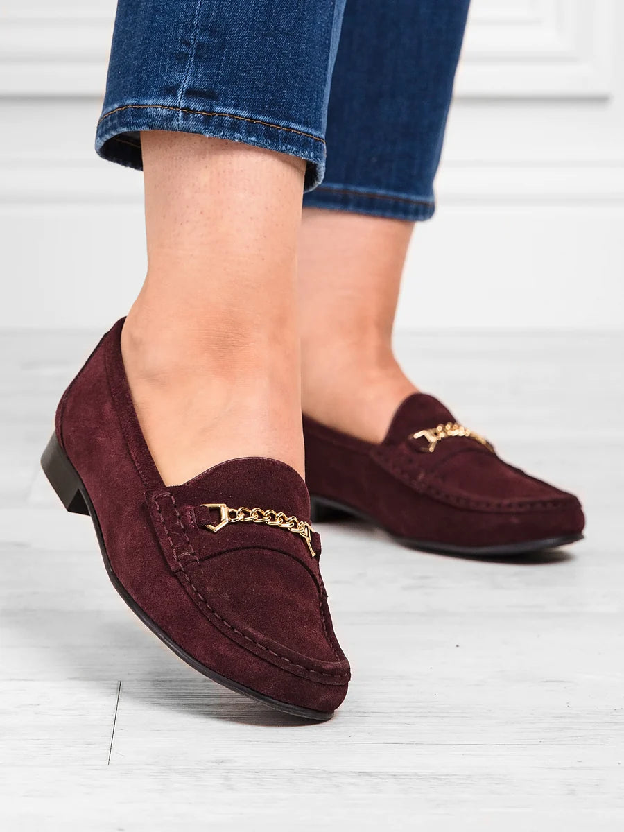 Apsley Loafer - Plum Suede