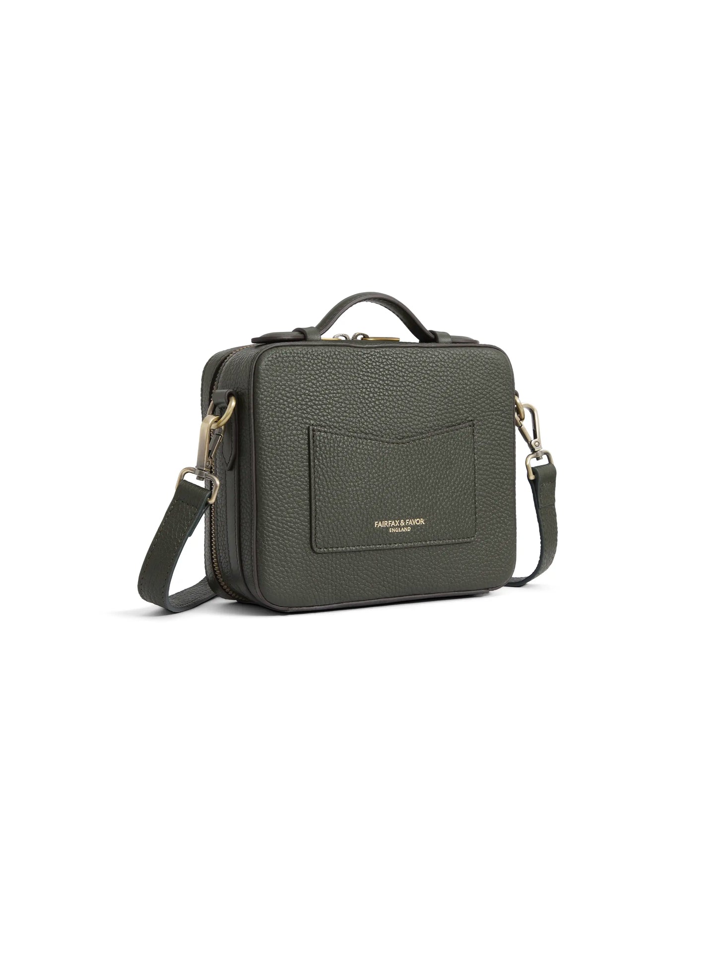 Buckingham Cross Body Bag - Moss Green Leather