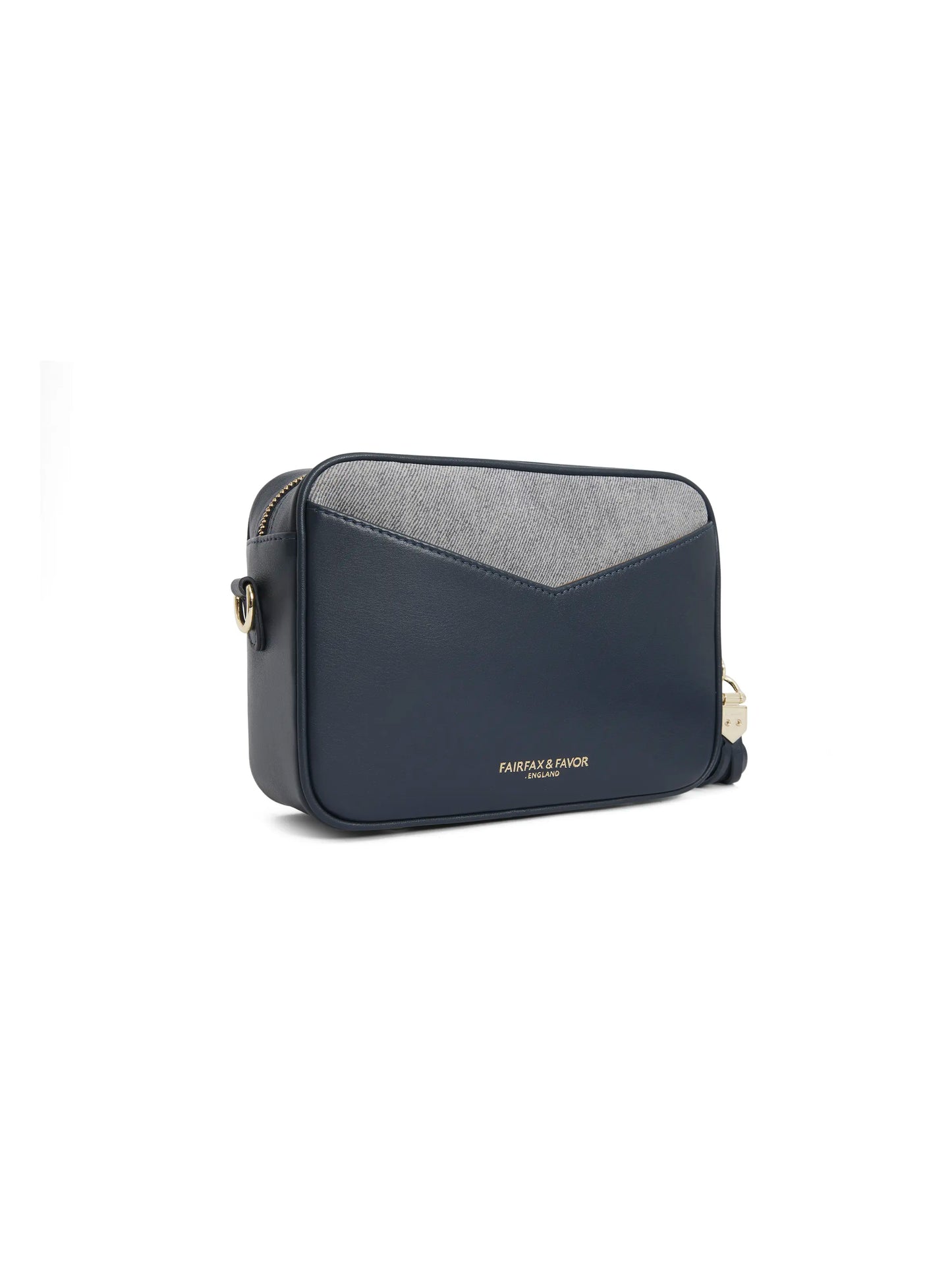 Finsbury Cross Body Bag - Denim Suede