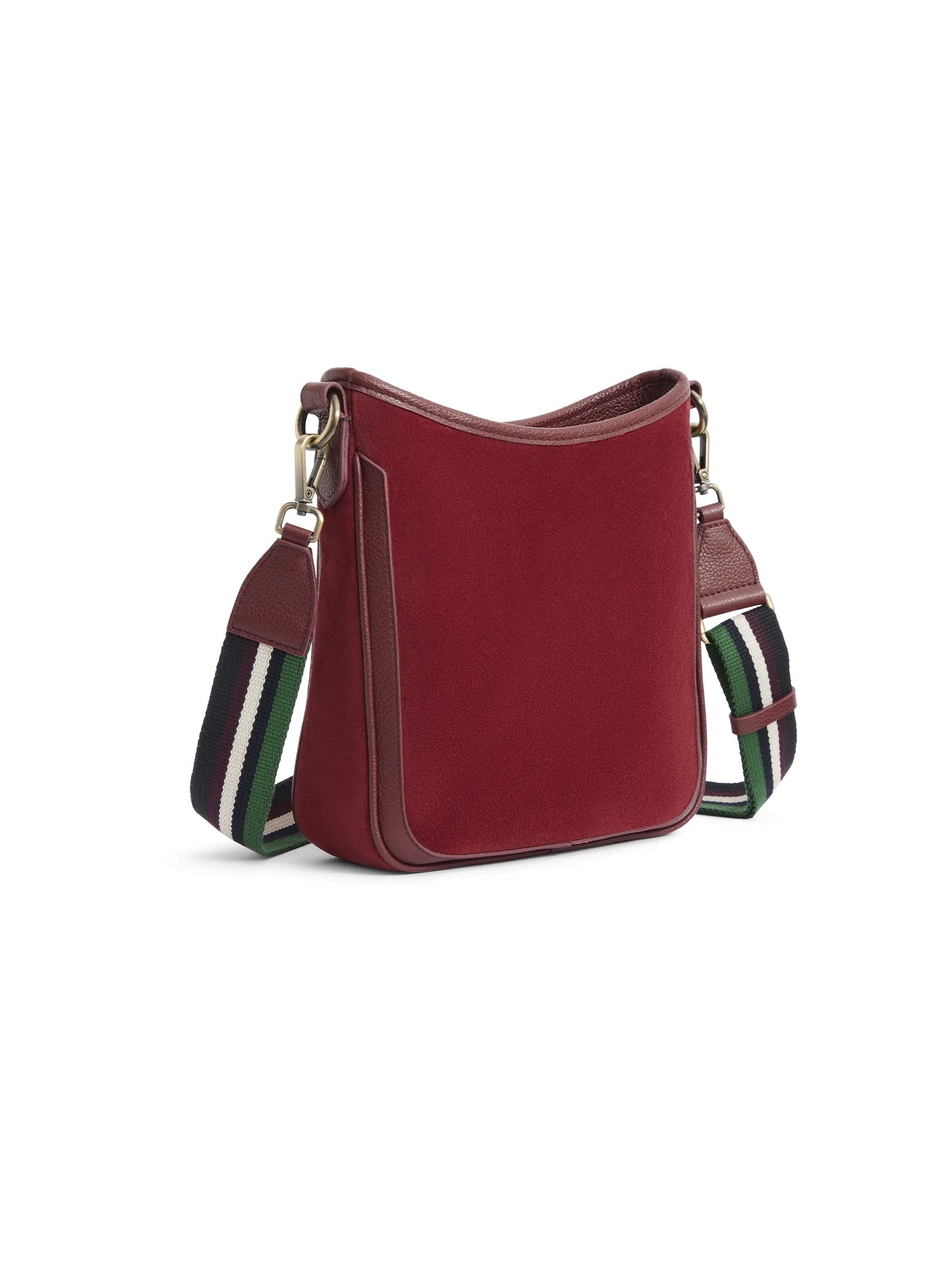 Richmond Messenger Bag - Ruby Suede