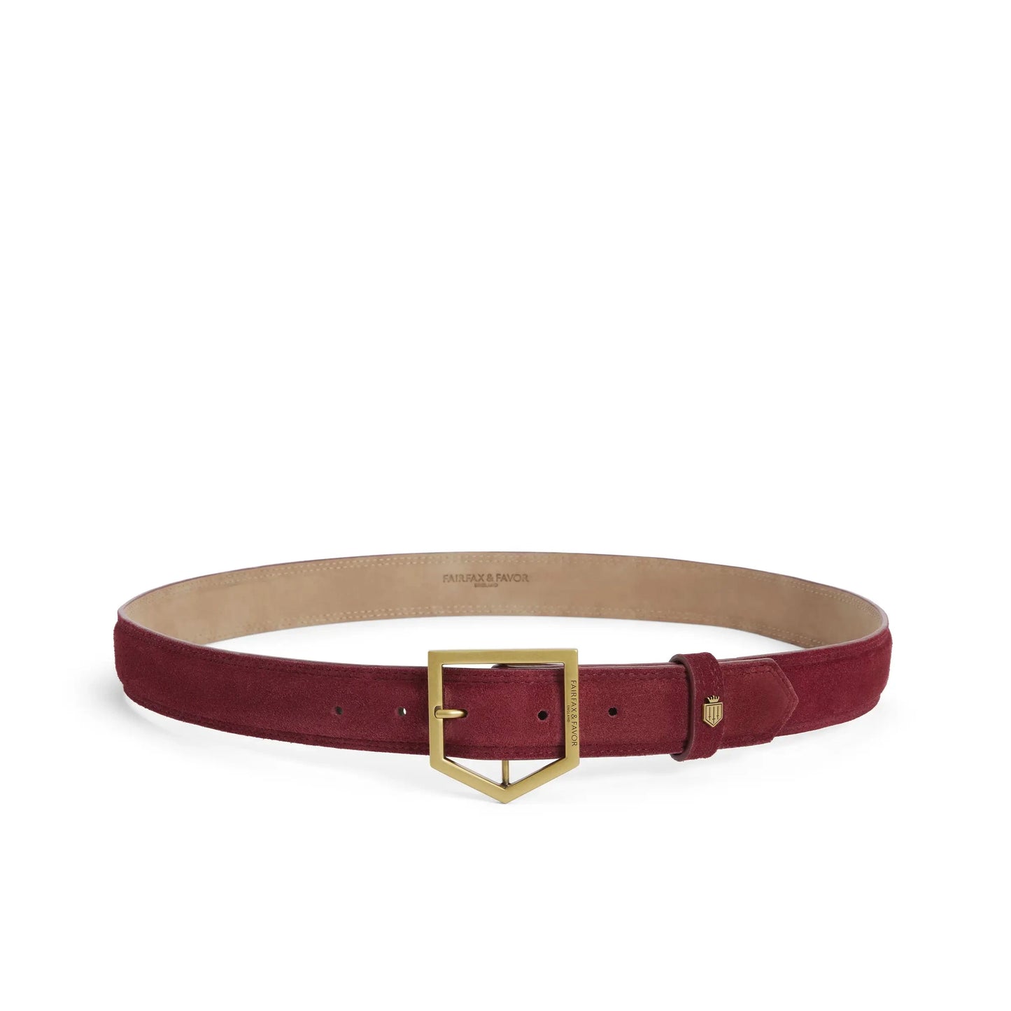 Felbrigg Belt - Ruby Suede