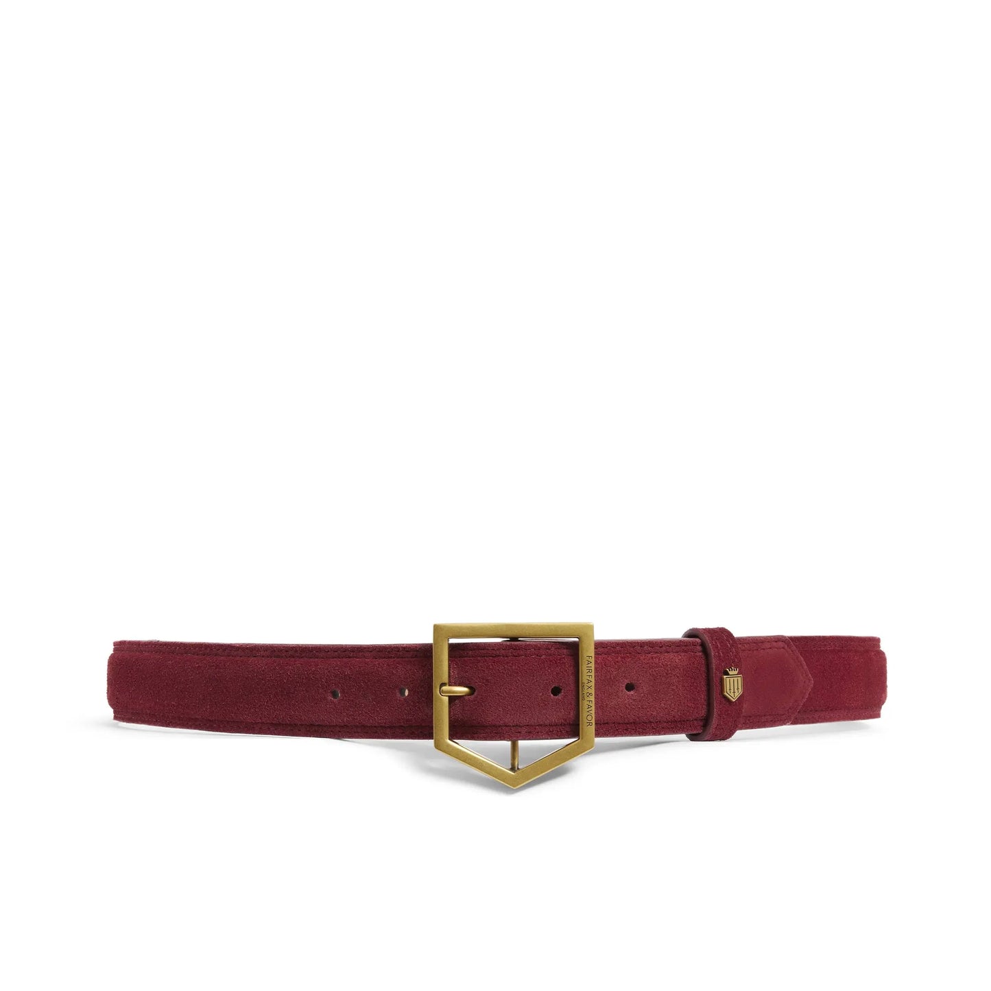 Felbrigg Belt - Ruby Suede