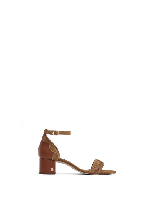 Ohio Mid Heel - Tan Suede