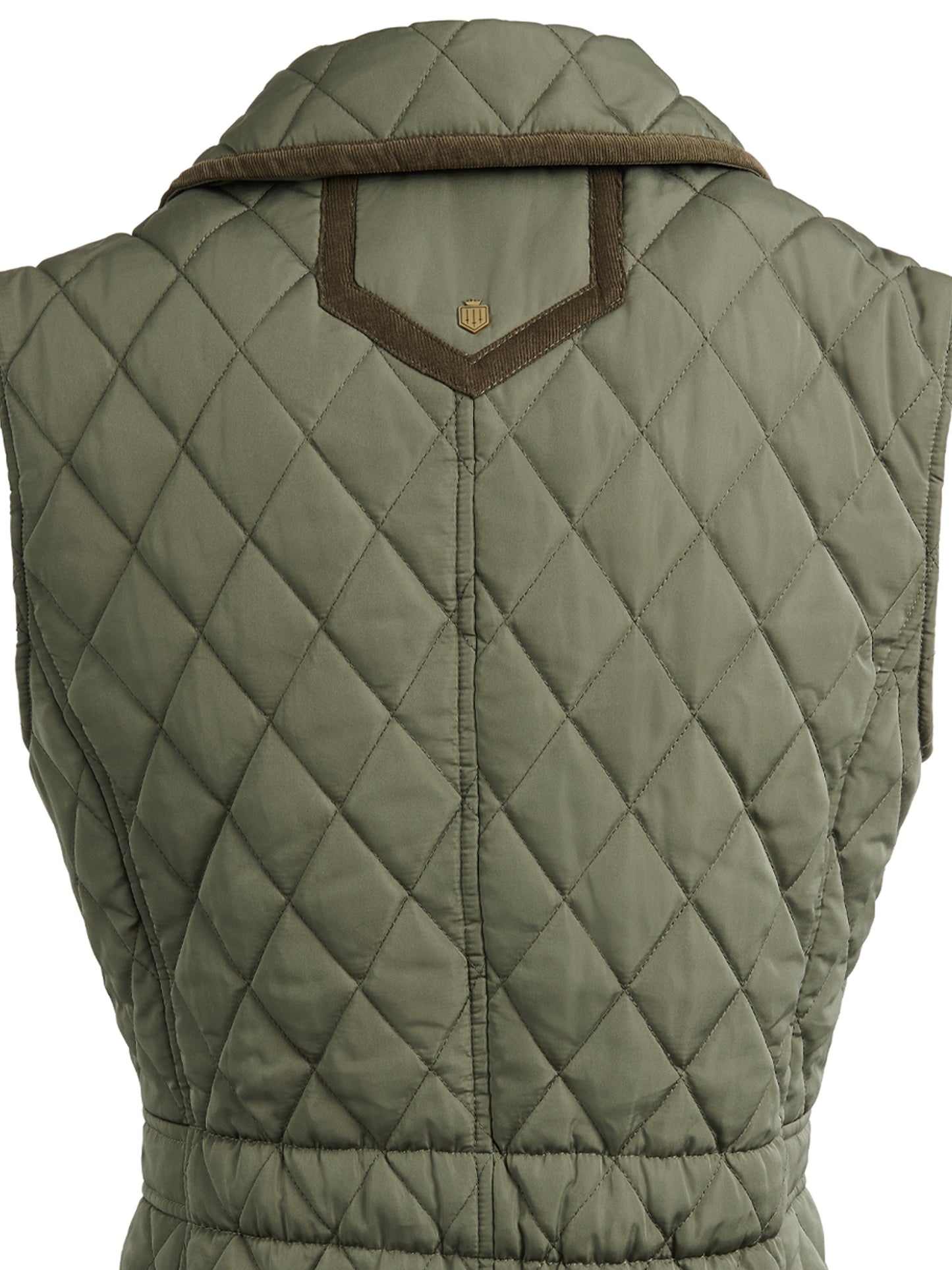 The Bella Quilted Gilet - Sage