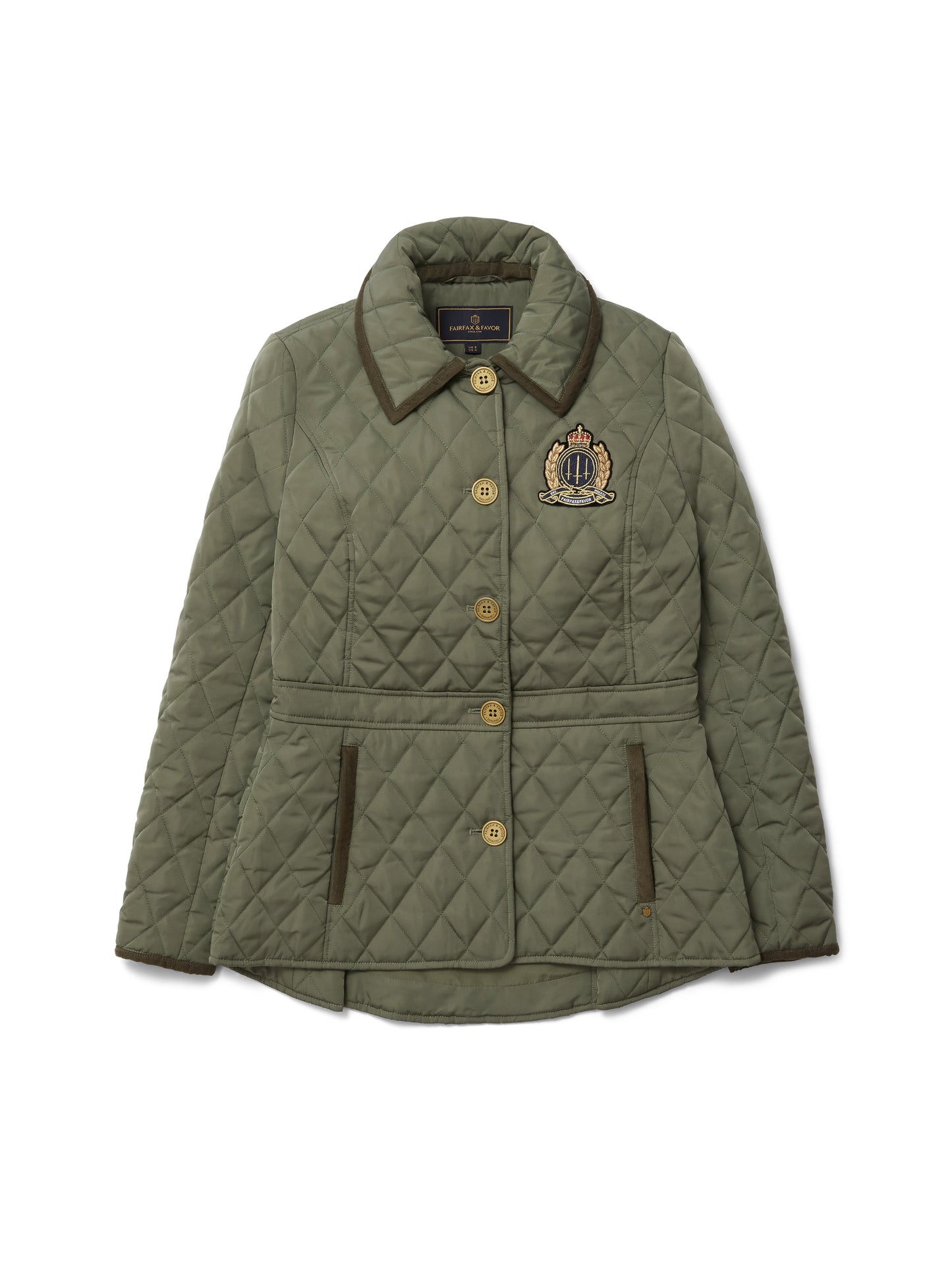 The Bella Quilted Jacket - Sage