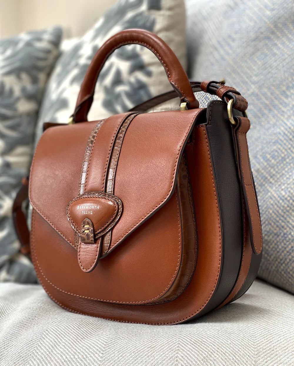 Belton Saddle Bag - Tan Leather