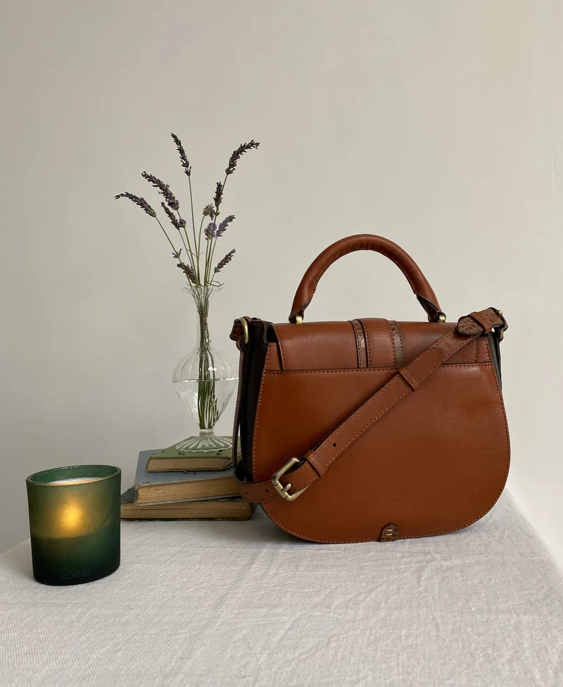 Belton Saddle Bag - Tan Leather
