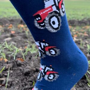 Red Tractor Socks - Adult