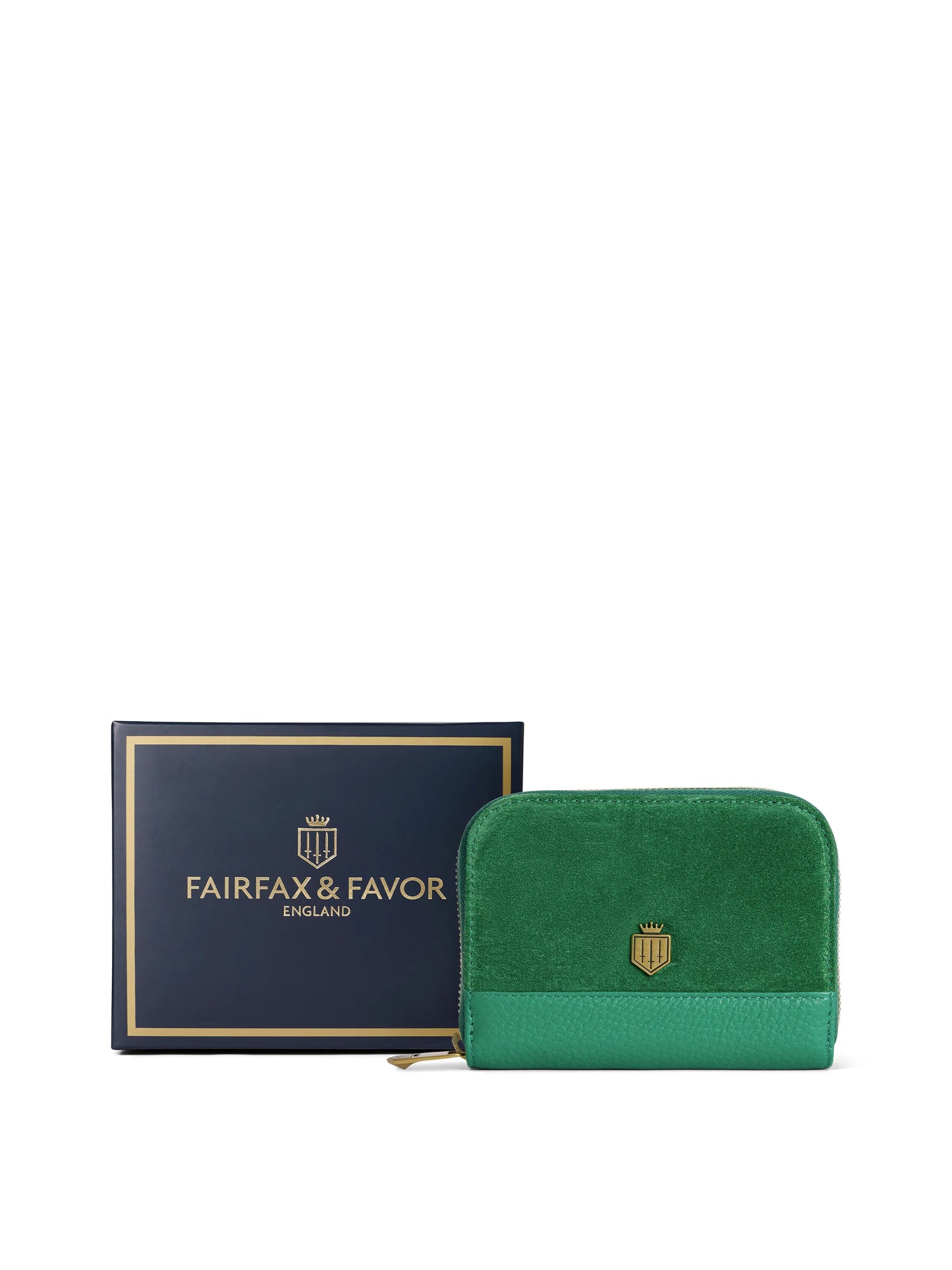 Mini Salisbury Purse - Clover Green Suede