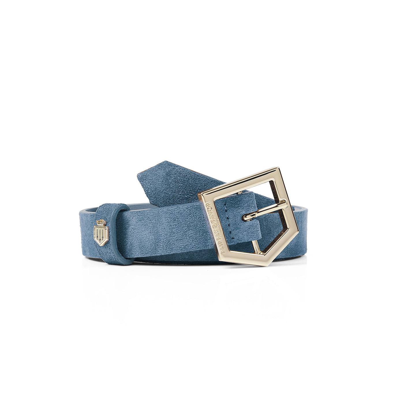 Sennowe Belt - Cornflower Blue Suede - LAST ONE