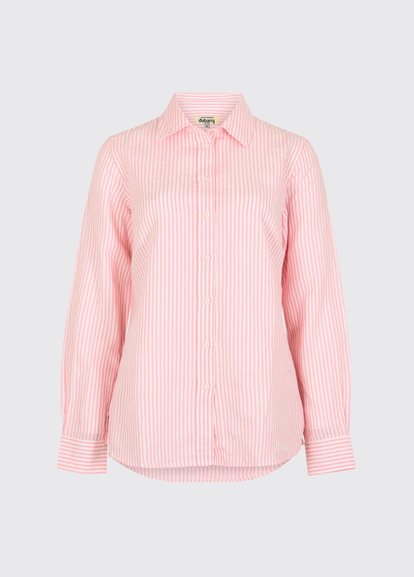 Butterfly Linen Shirt - Pink