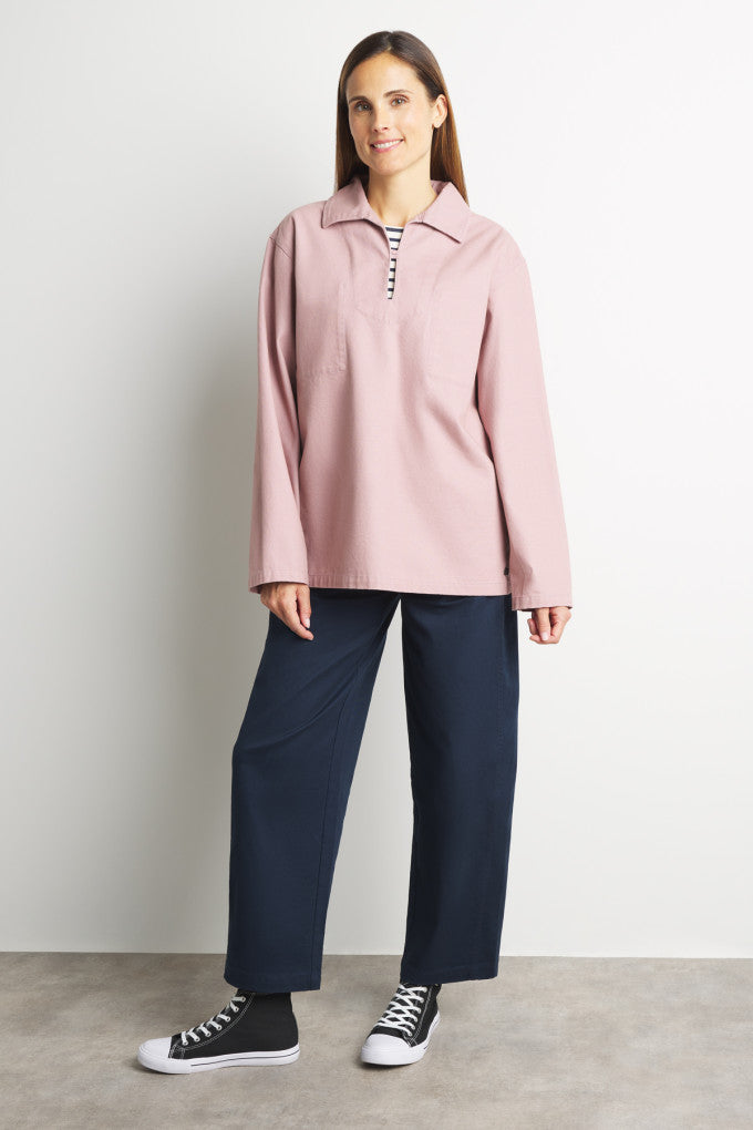 Cachou Traditional Smock - Mauve