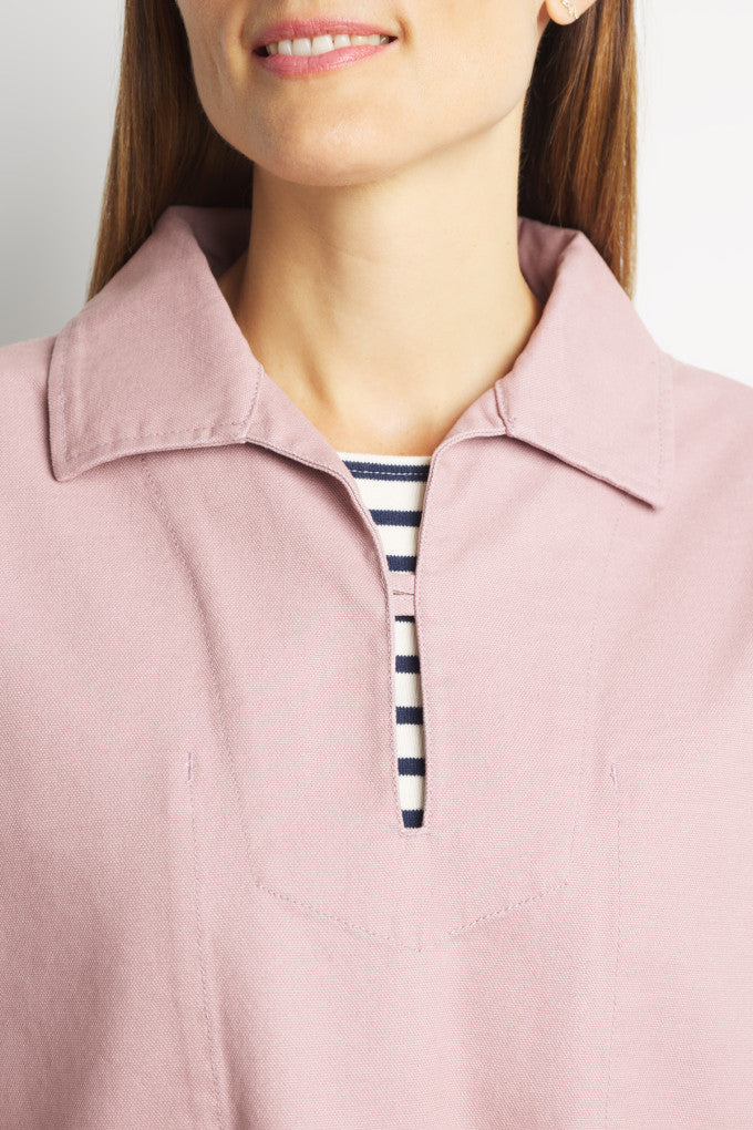 Cachou Traditional Smock - Mauve