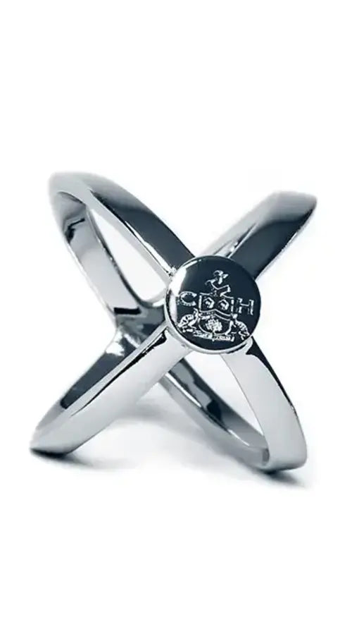 Scarf Ring - Silver Finish