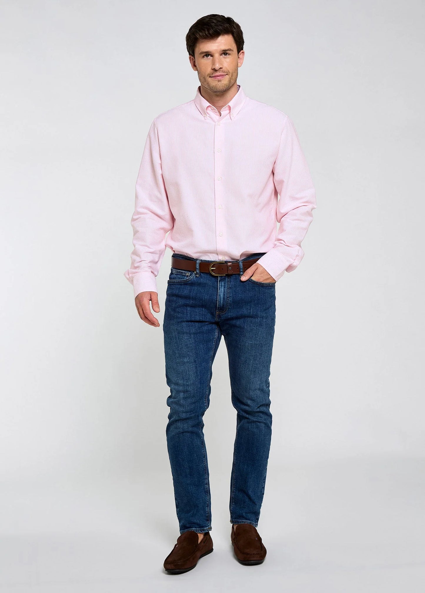 Clontarf Men’s Oxford Shirt - Pink