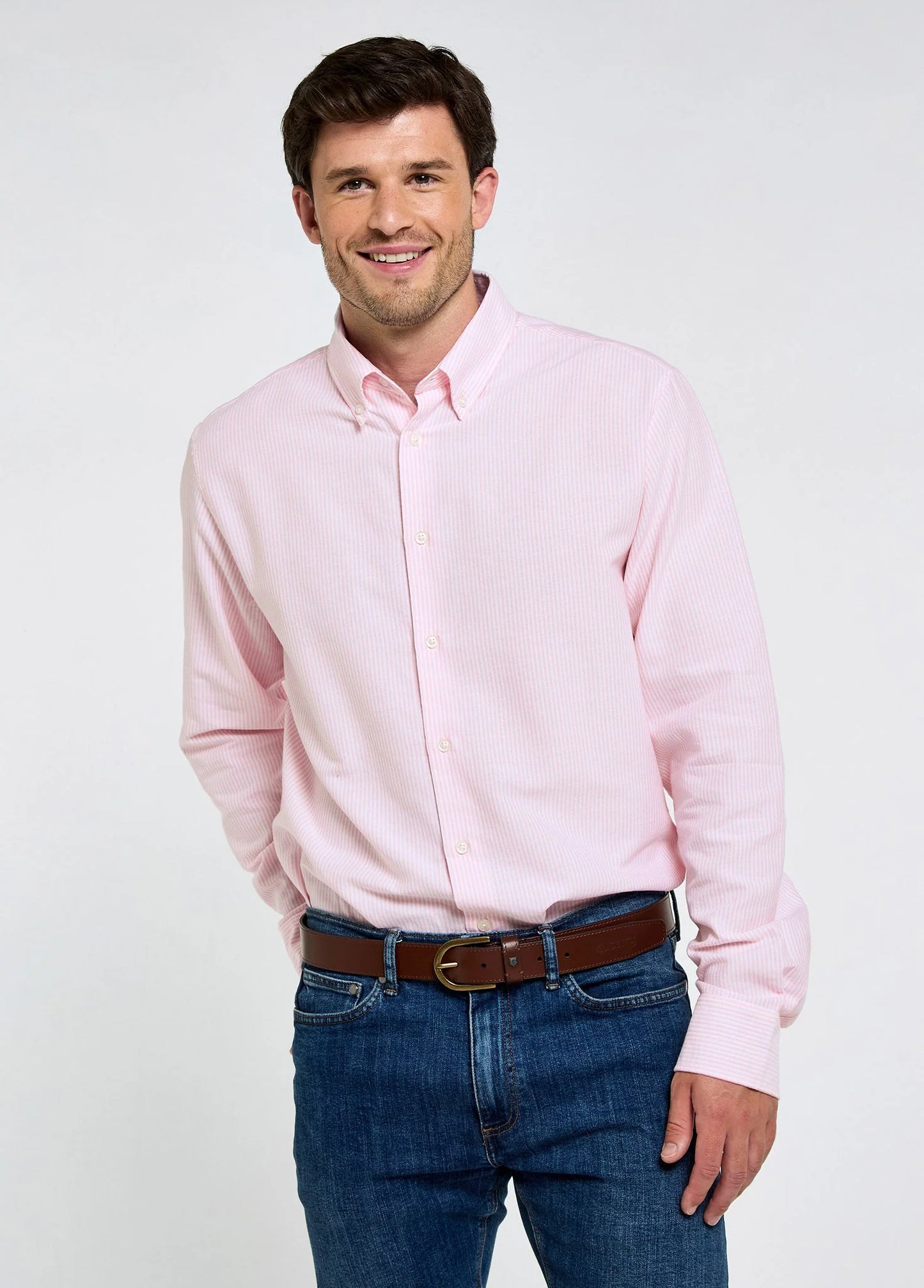 Clontarf Men’s Oxford Shirt - Pink