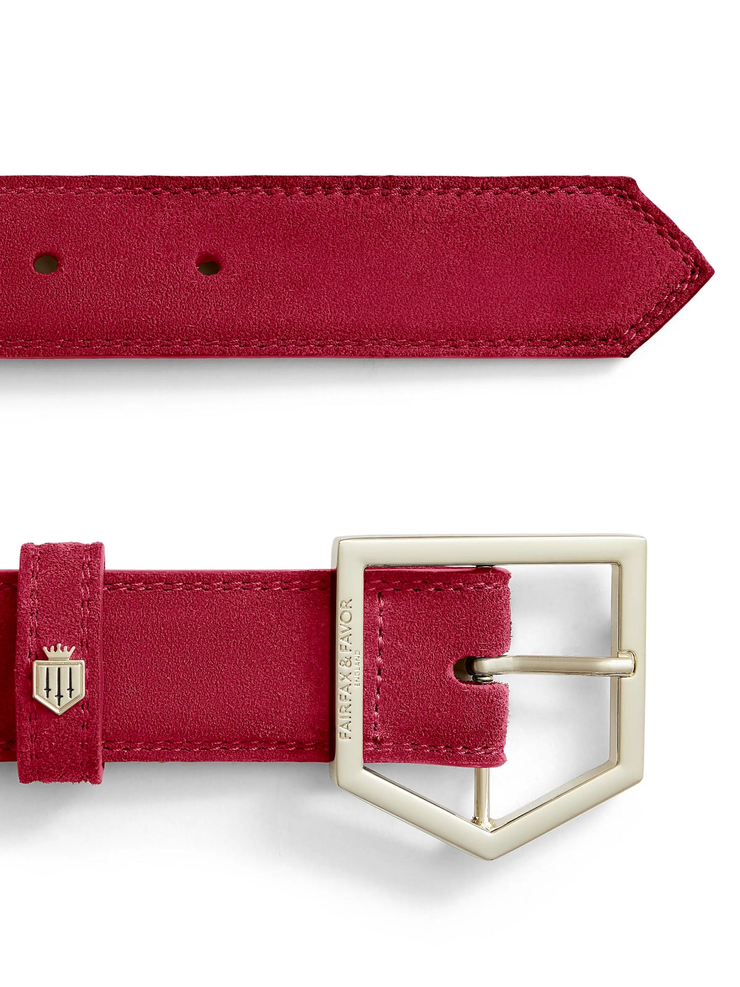 Felbrigg Belt - Cherry Suede