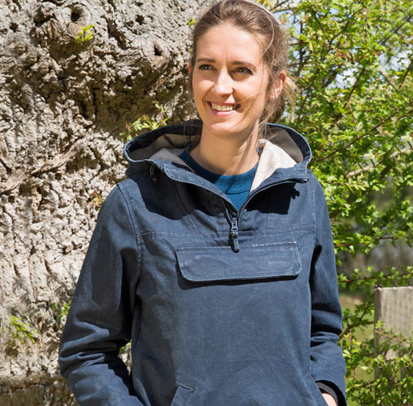 Larmor Hooded Smock - Grey