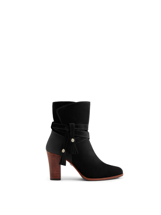 Dorset Ankle Boot - Black Suede