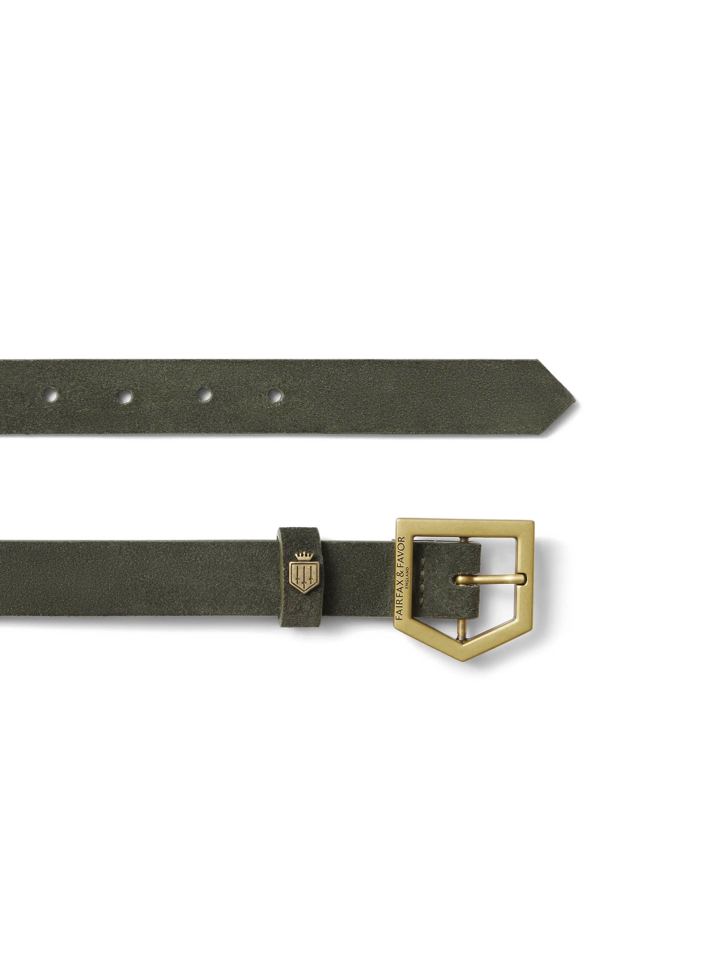 Sennowe Belt - Moss Green Suede