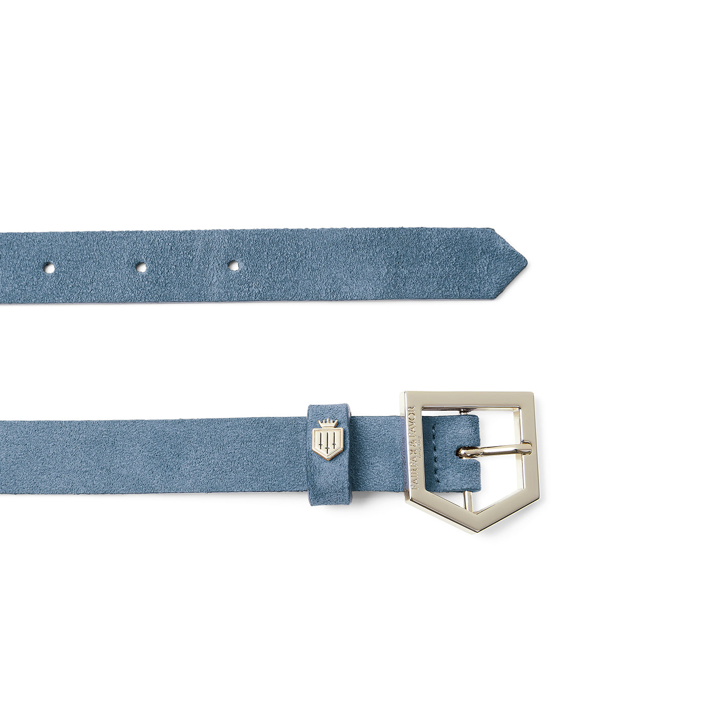 Sennowe Belt - Cornflower Blue Suede - LAST ONE