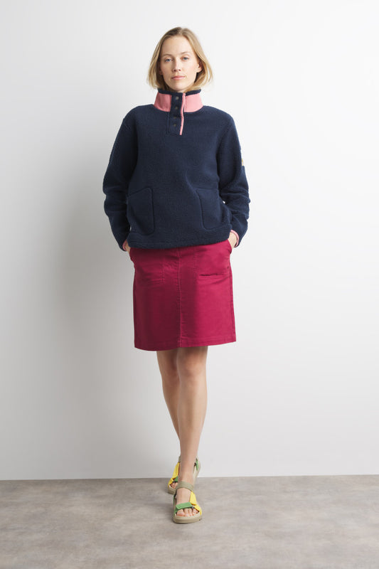 Elie Sherpa Sweatshirt - Navy