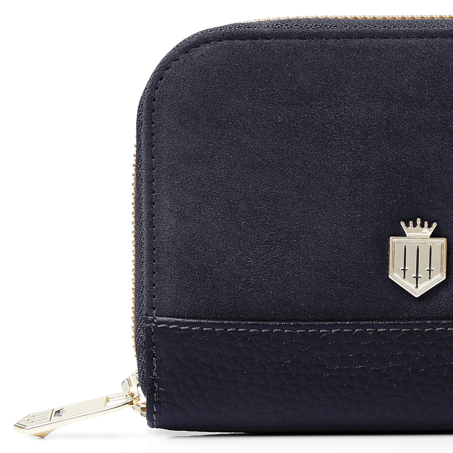 Mini Salisbury Coin Purse - Navy Suede