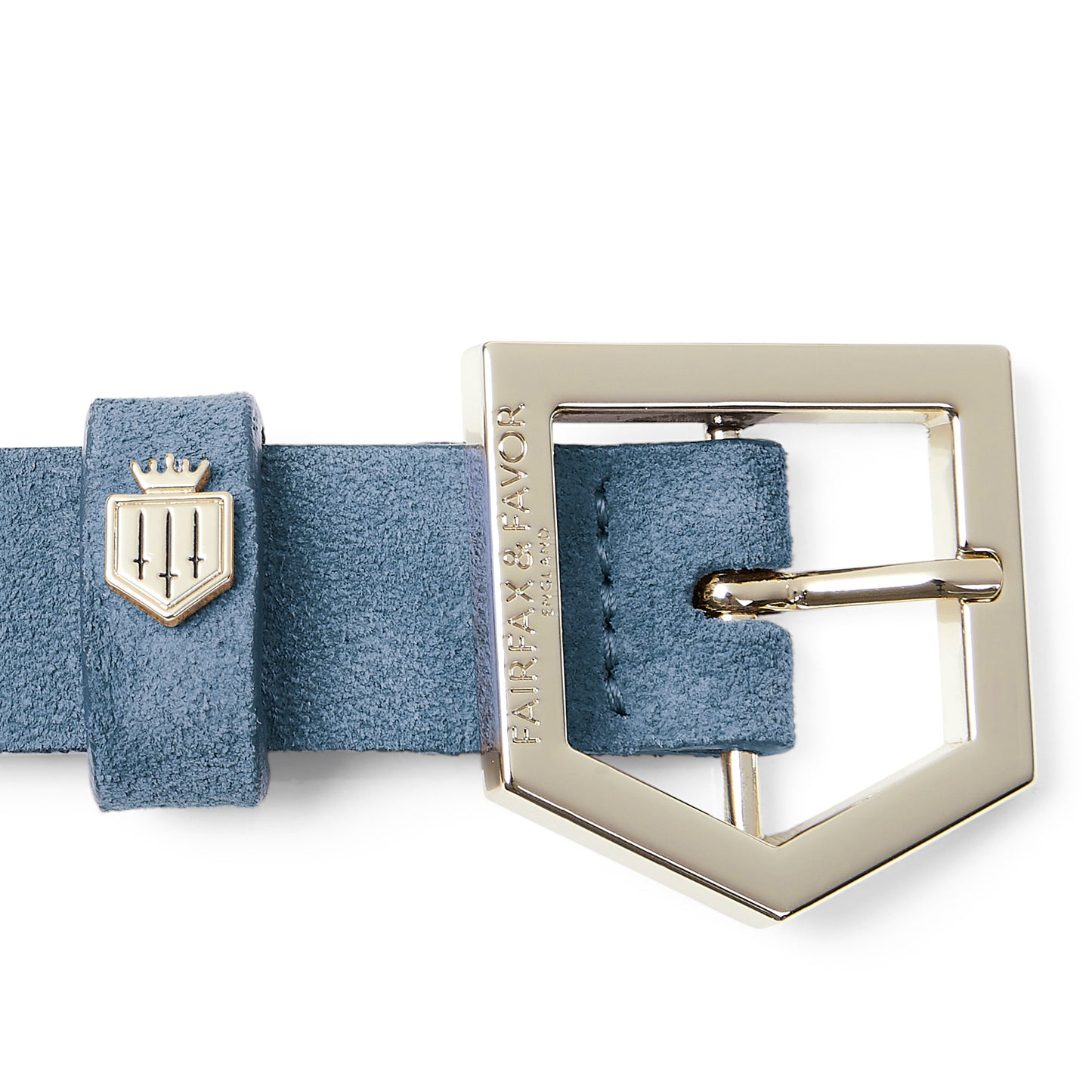 Sennowe Belt - Cornflower Blue Suede - LAST ONE