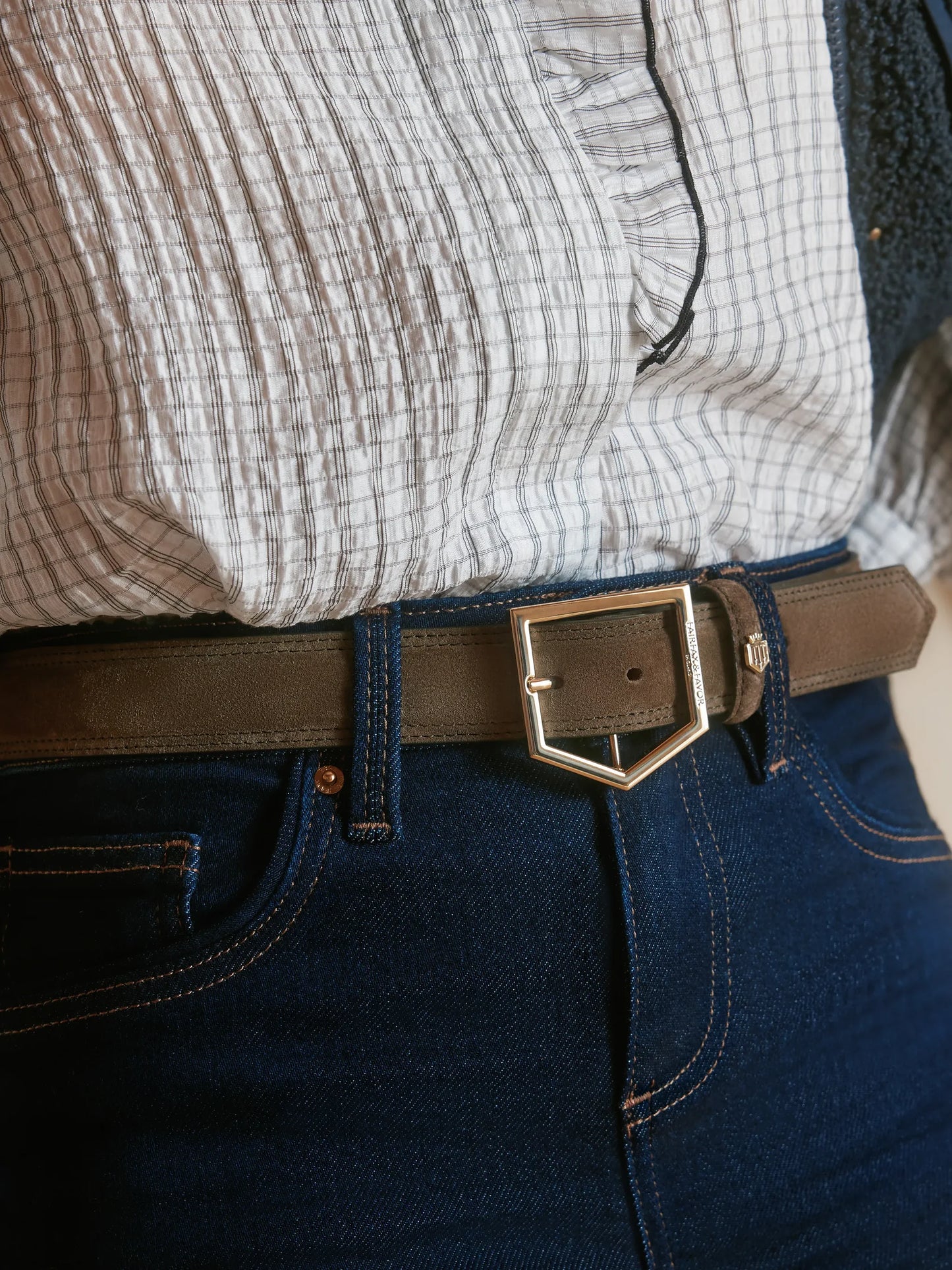 Felbrigg Belt - Fog Suede