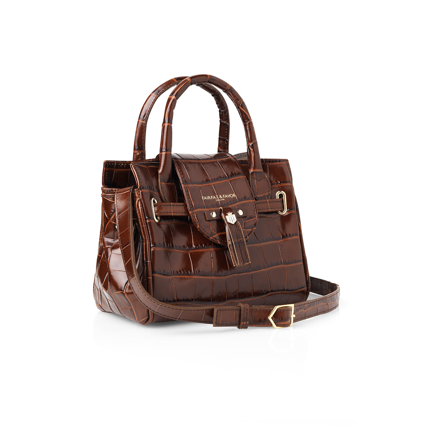 Mini Windsor Handbag - Conker Brown