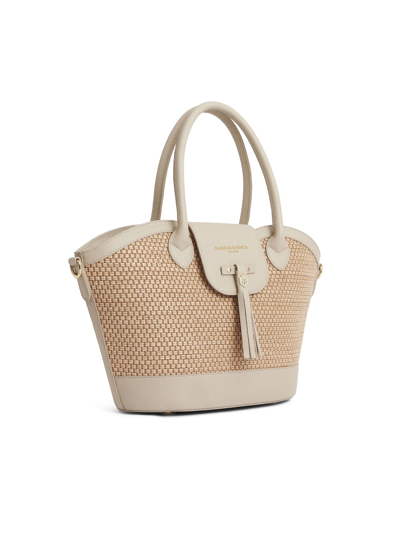 Windsor Basket Bag - Stone Leather
