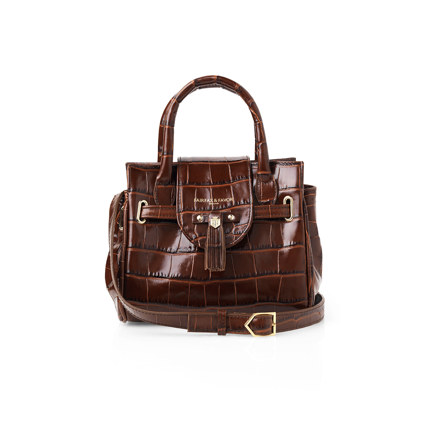 Mini Windsor Handbag - Conker Brown