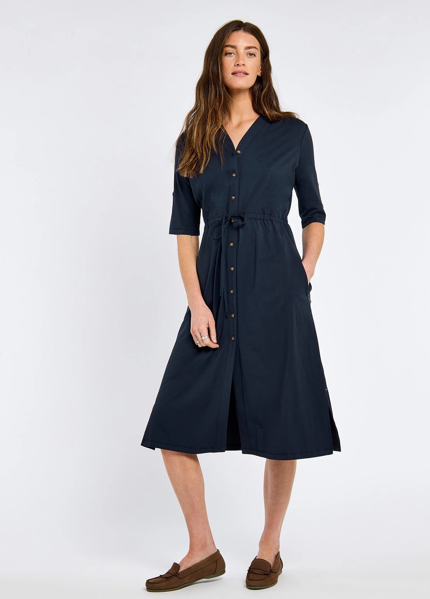 Hanlon Shirt Dress - Navy