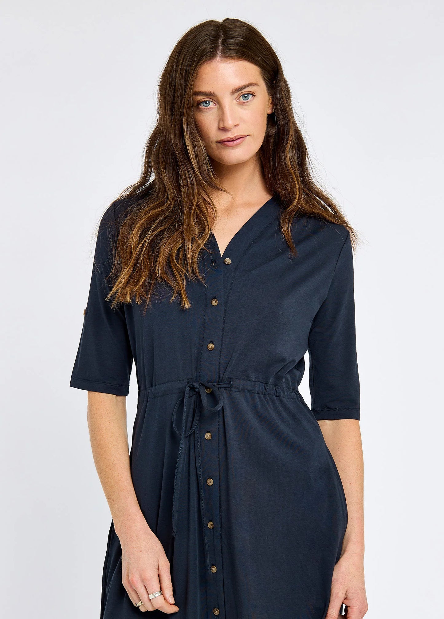 Hanlon Shirt Dress - Navy