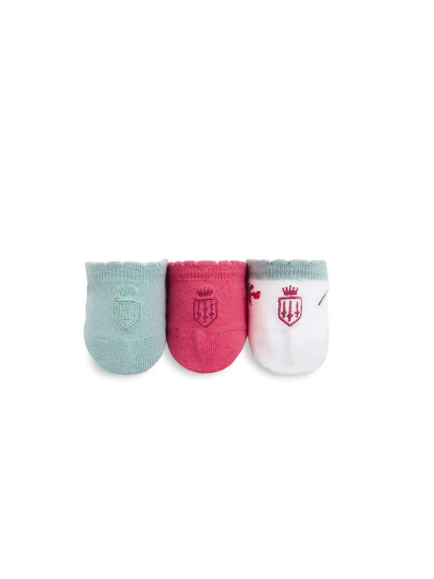 Signature Trainer Socks - Floral, Cherry & Mint