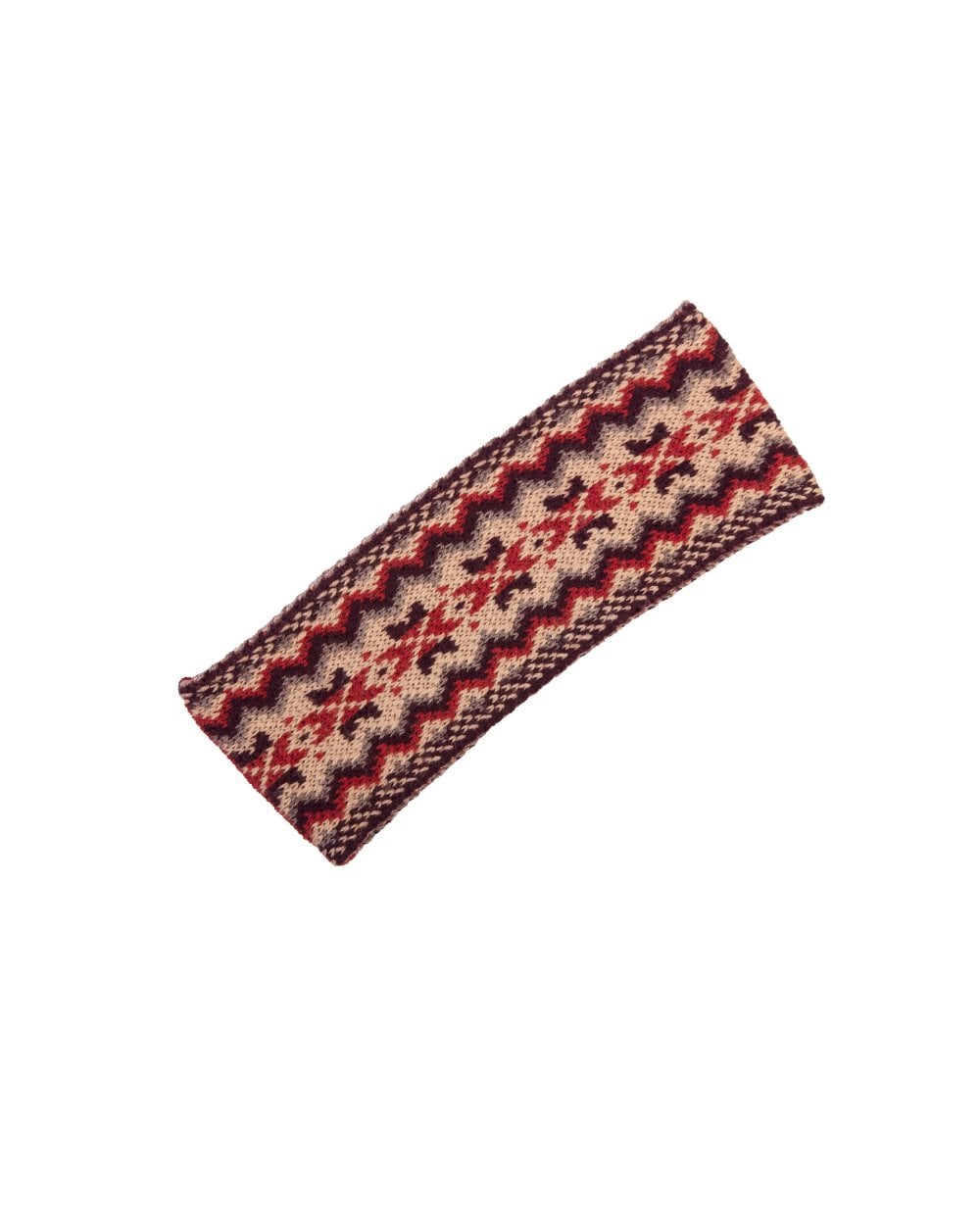 Lady Fairisle Headband - Chestnut