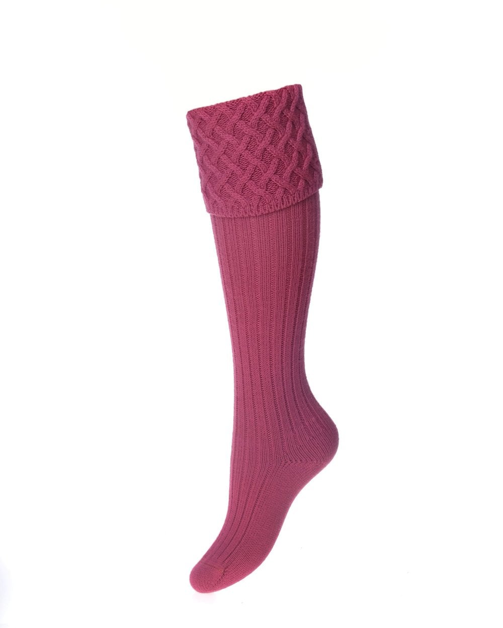 Lady Rannoch Socks - Dusky Pink