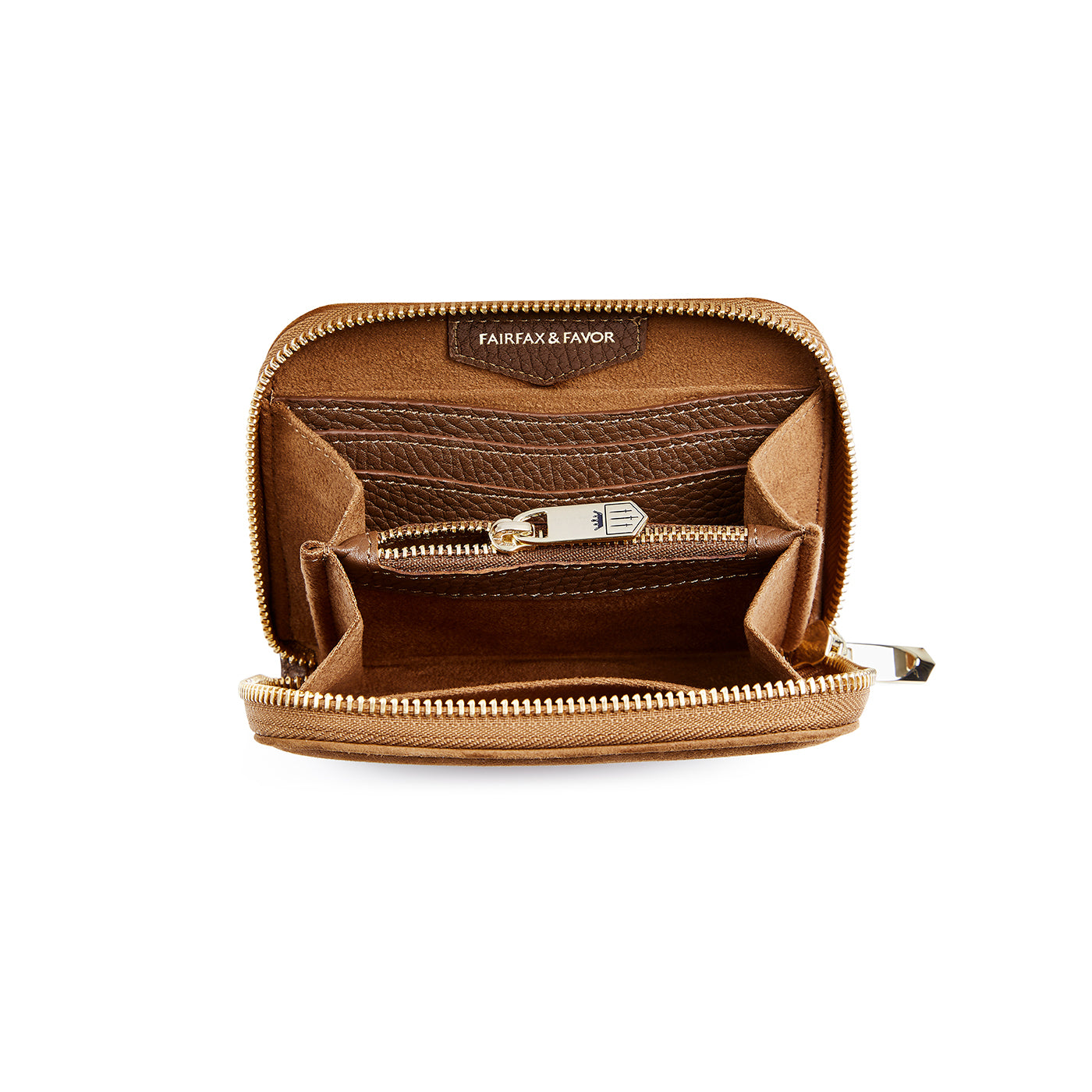 Mini Salisbury Coin Purse - Tan Suede