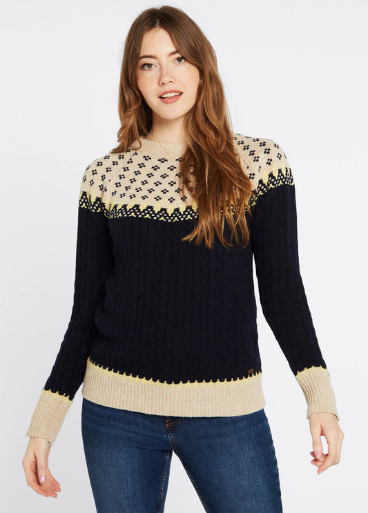 Thornfield Fair Isle Knit - Navy