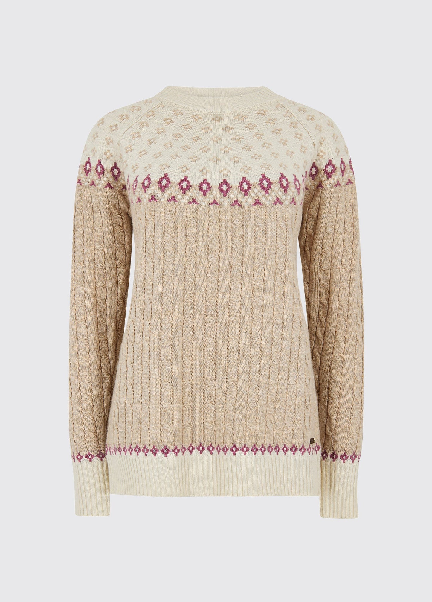 Thornfield Fair Isle Knit - Oat