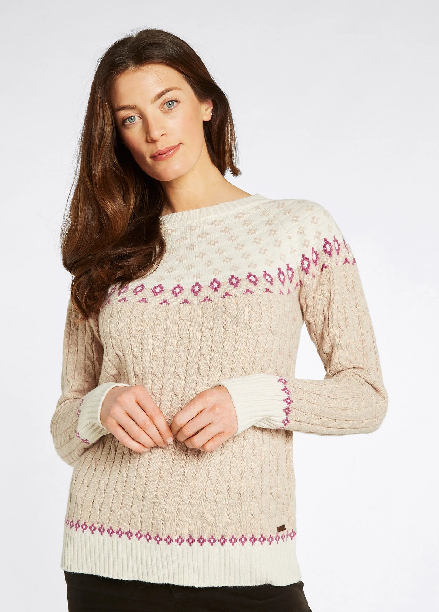 Thornfield Fair Isle Knit - Oat