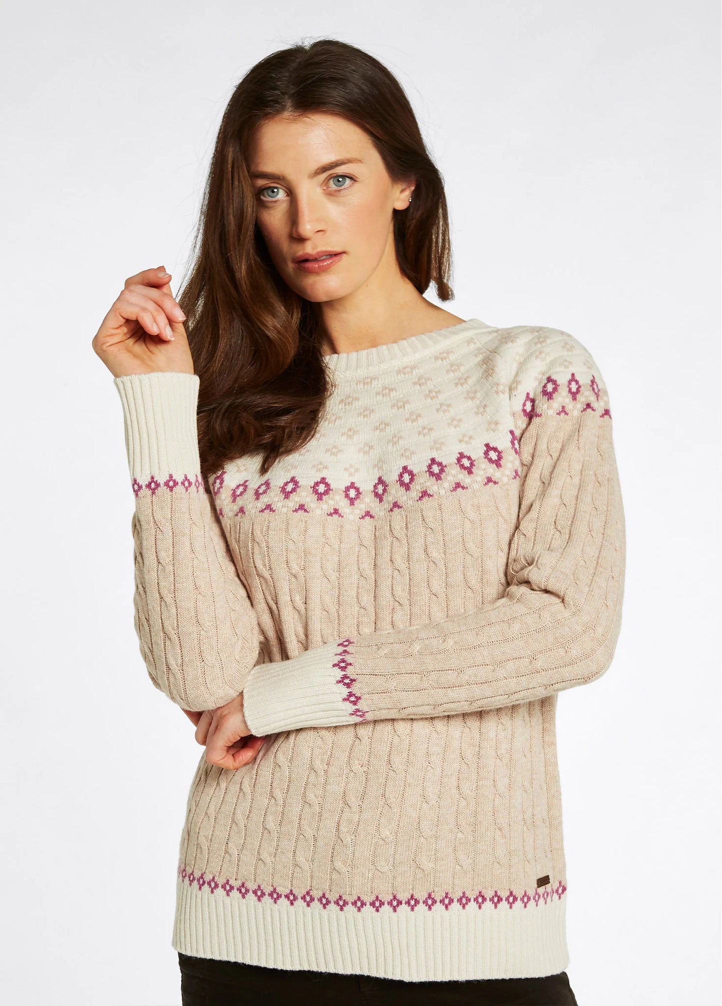 Thornfield Fair Isle Knit - Oat