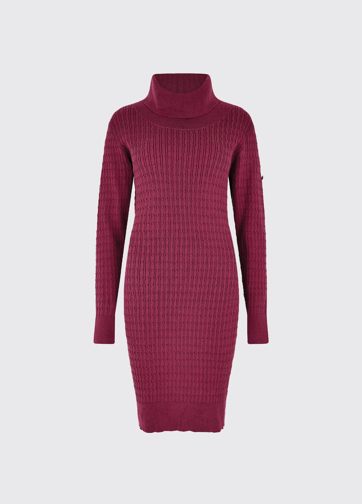 Raheen Fitted Dress - Currant