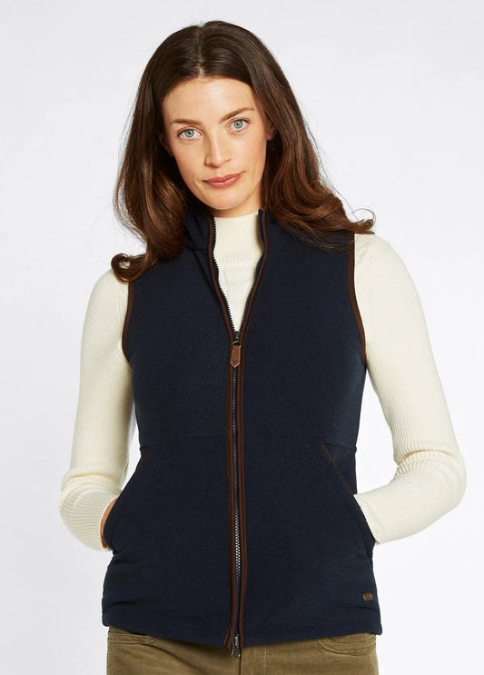 Carbury Fleece Gilet - Navy