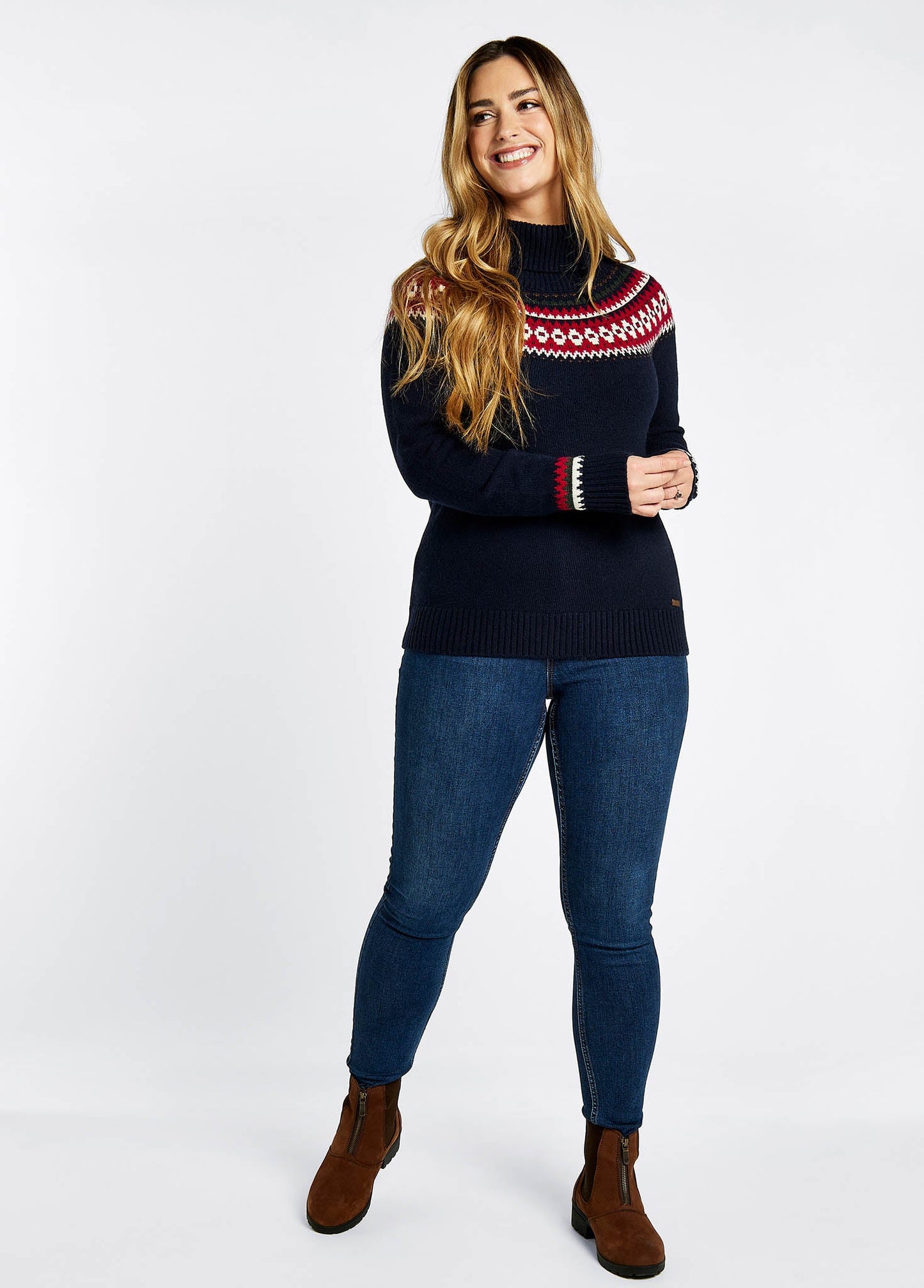 Riverdale Knitted Sweater - Navy